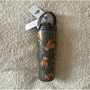 Hydrapeak Plaid Teddy Bear Water Bottle